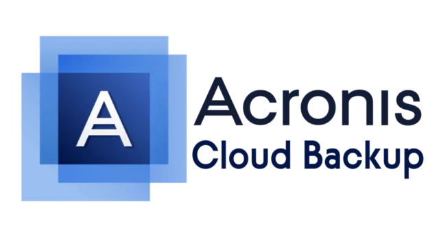 Acronis Cyber Protect Cloud backup dashboard displayed on a laptop monitor showing automated machine backup status