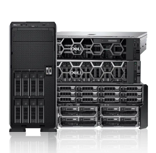 Server chassis with top lid removed showing copper heatsinks, cooling fans, and RAID controller battery